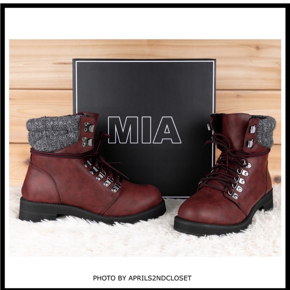 LACE UP ANKLE BOOTIES COMBAT HIKER BOOTS A3C